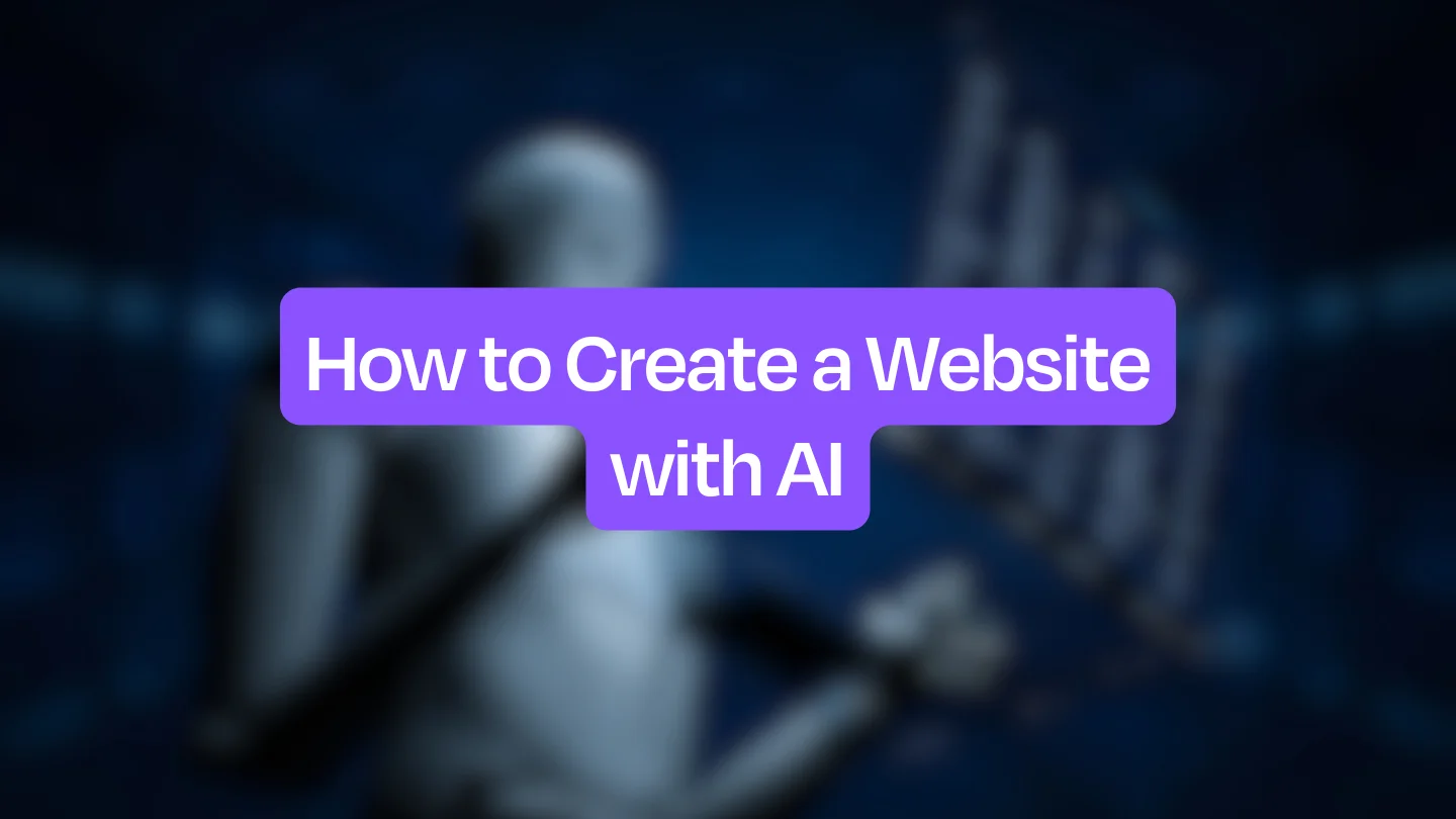 How to Create a E-commerce website using AI ?